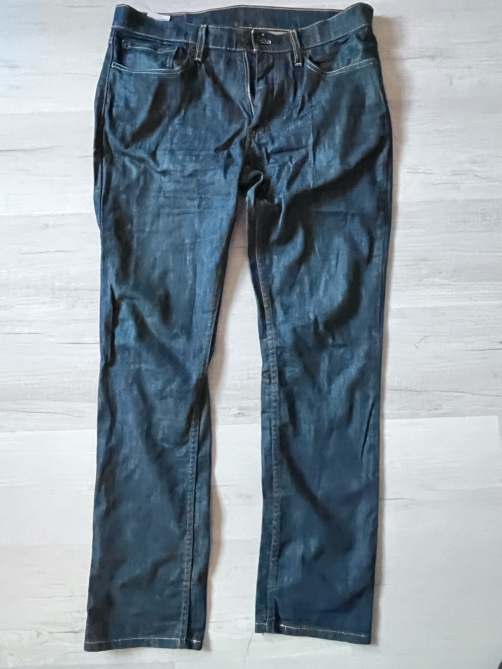 Levi's 511 Indigo Denim Jeans with Tan Leather Patch